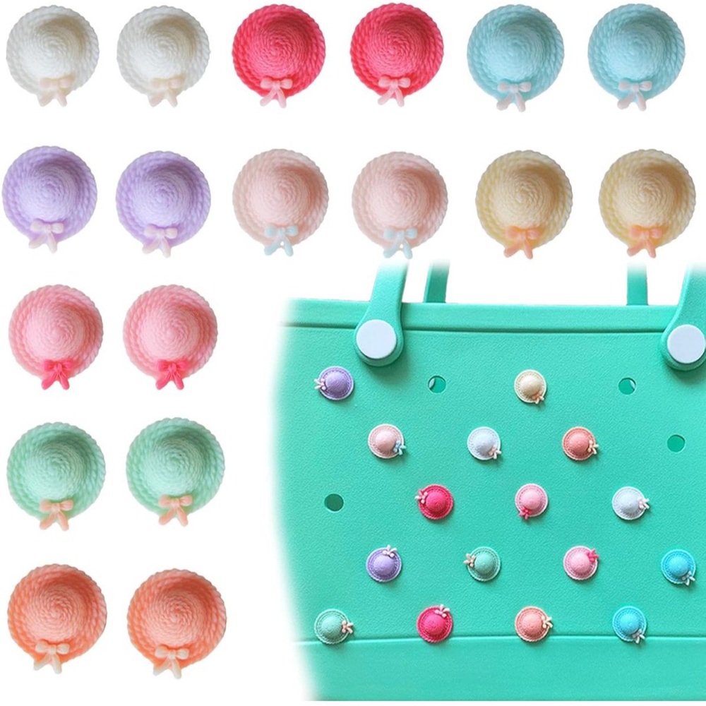 Bogg Bag Charms Set Pastel Beach Tote Accessories NEW